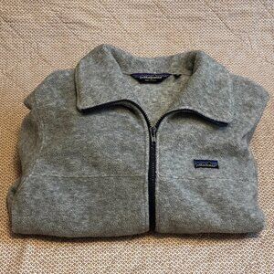 Vintage Patagonia Full Zip Fleece with Stand Collar Size Medium